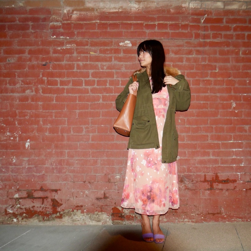 Lost + Wander Pink Dress